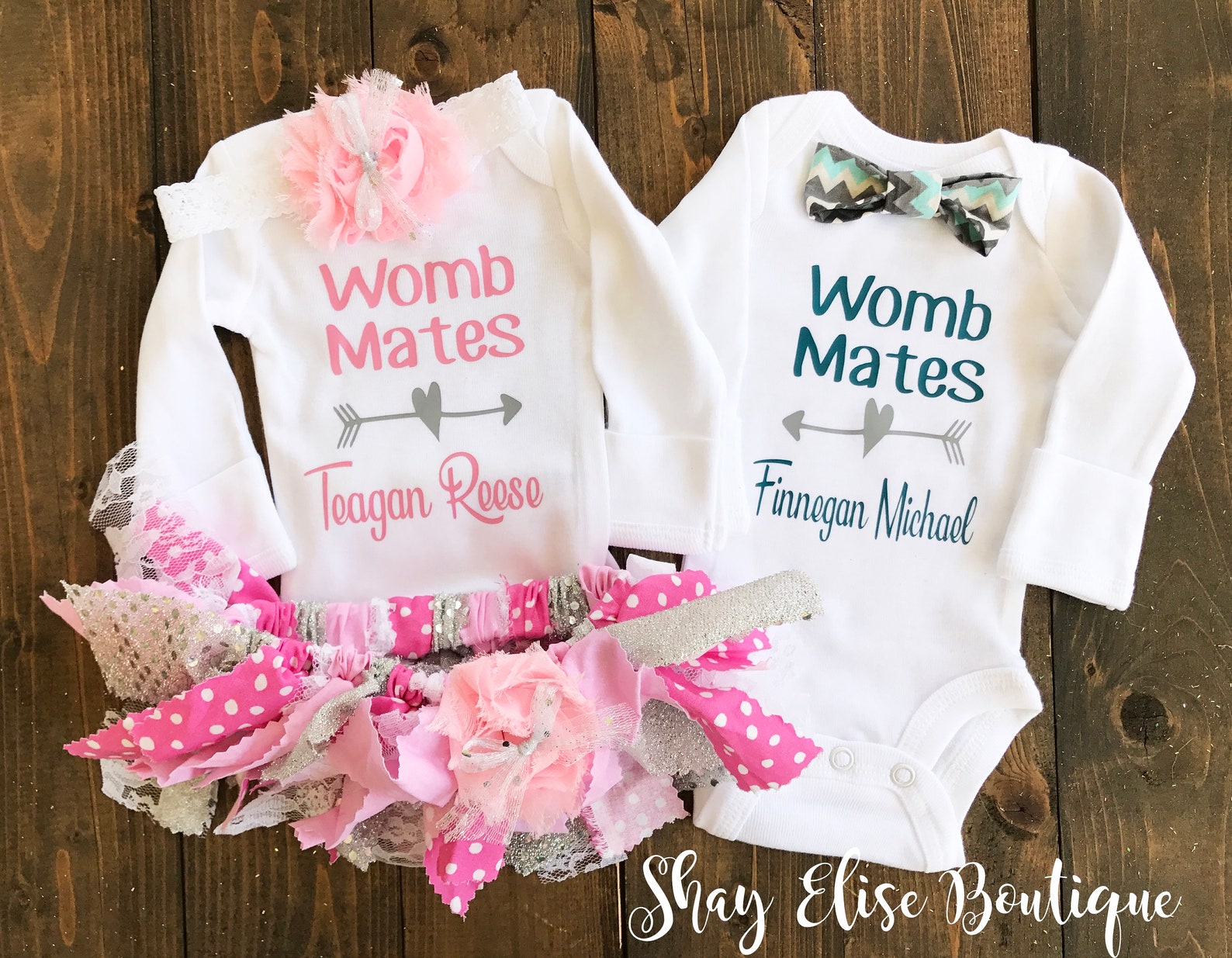 Boy and Girl Twin Coming Home Outfits Womb Mates Outfit Etsy