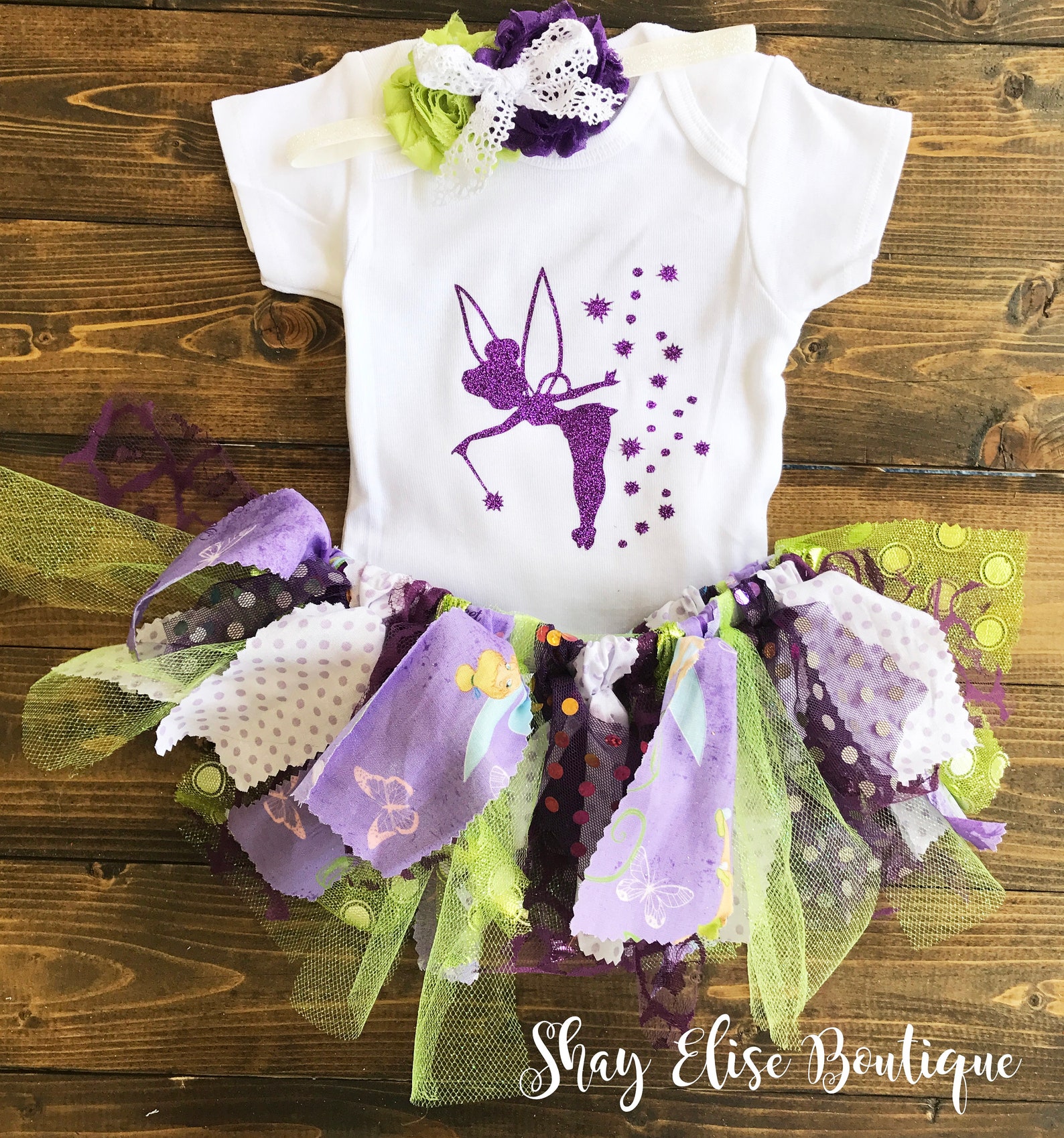Tinkerbell Halloween Costume Tinkerbell Tutu Tinkerbell Onesie Etsy