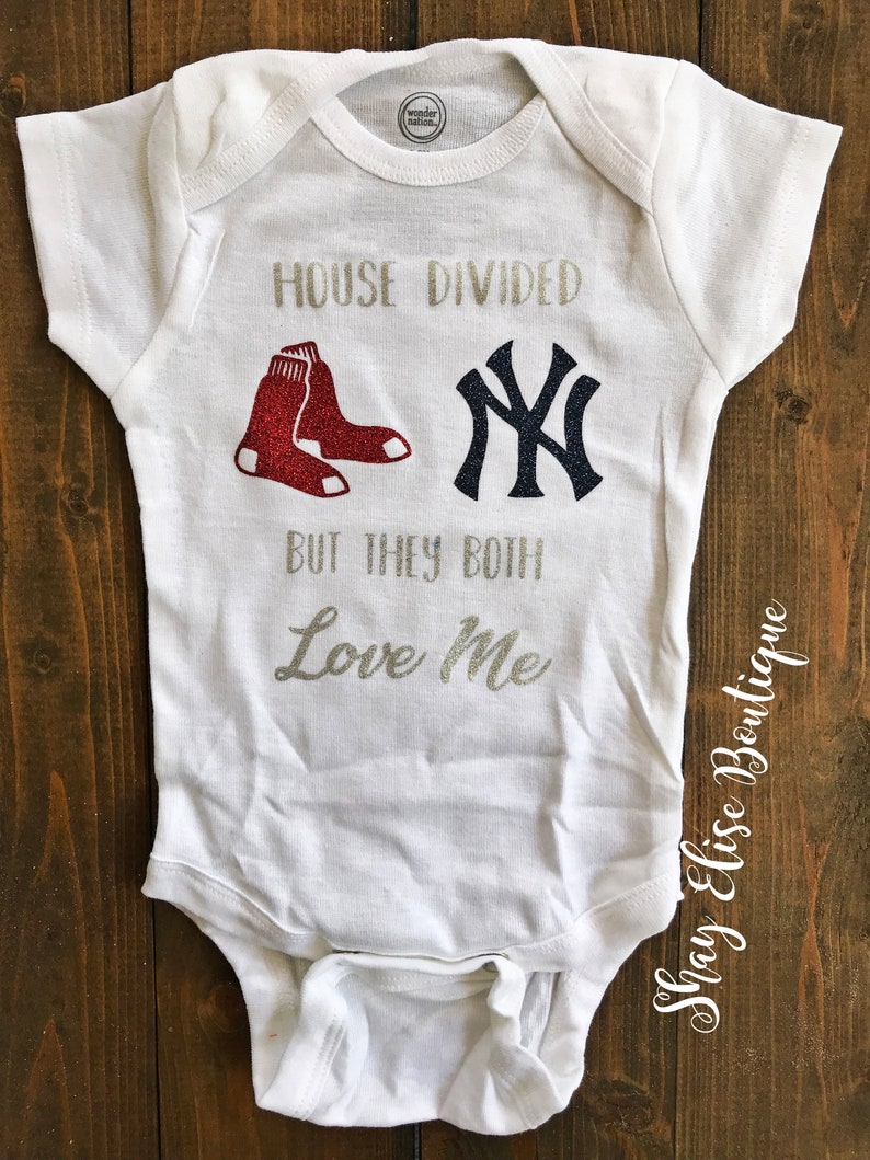 House Divided Red Sox and Yankees Etsy