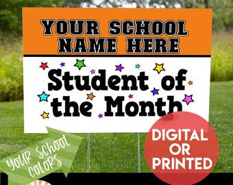 Student Of The Month Etsy
