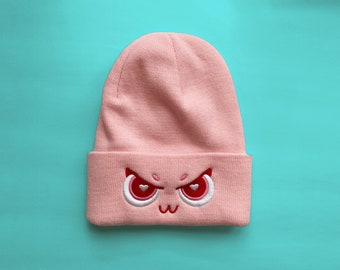 Nya Beanie - Kawaii Pink Cap for Cat Lovers