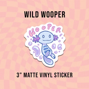 Wild Wooper Matte Vinyl Sticker