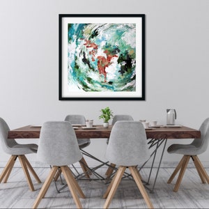 Daily Meditations, Abstract Art Print, Inspired by Nature, Modern Contemporary Wall Art Decor image 3