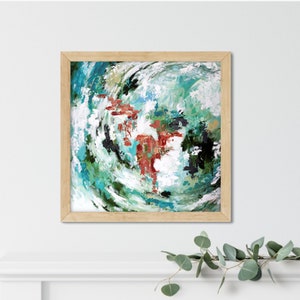 Daily Meditations, Abstract Art Print, Inspired by Nature, Modern Contemporary Wall Art Decor image 1