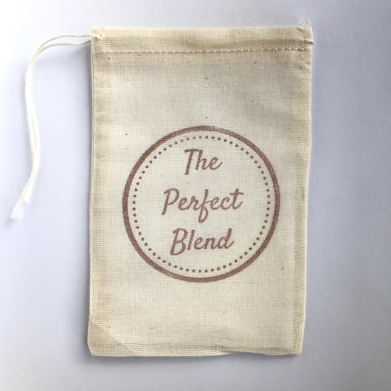 The Perfect Blend Favor Bags Wedding Party Bag Coffee Etsy