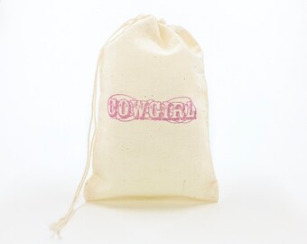 Cowgirl Favor Bags Western Party Taschen Cowboy Geschenk Taschen Bachelorette Goodie Bags Hochzeit Willkommen Brautjungfer Baby Shower Geburtstag Soap Schmuck