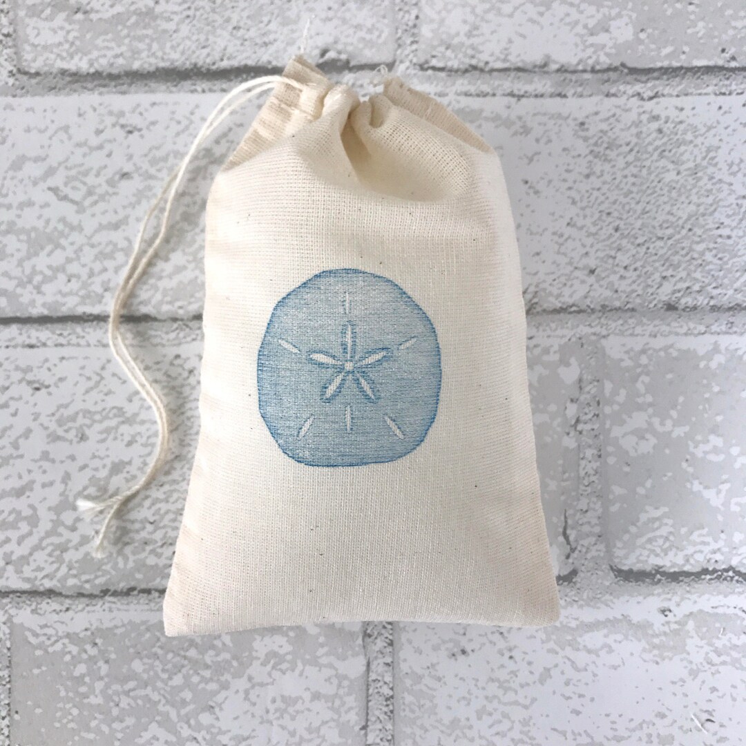 Sand Dollar Favor Bags Nautical Party Bag Beach Destination - Etsy