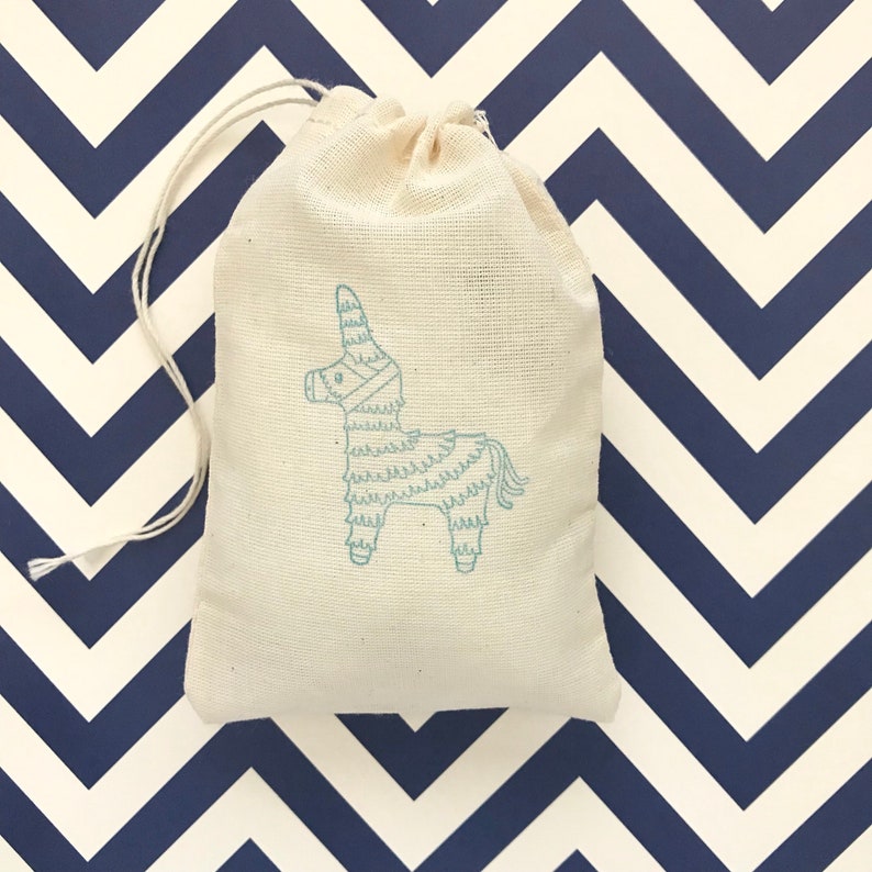 Pinata Favor Bags Birthday Party Bags Candy Goodie Gift Bag Etsy