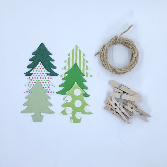 Clothespin Christmas Tree Craft - Our Kid Things