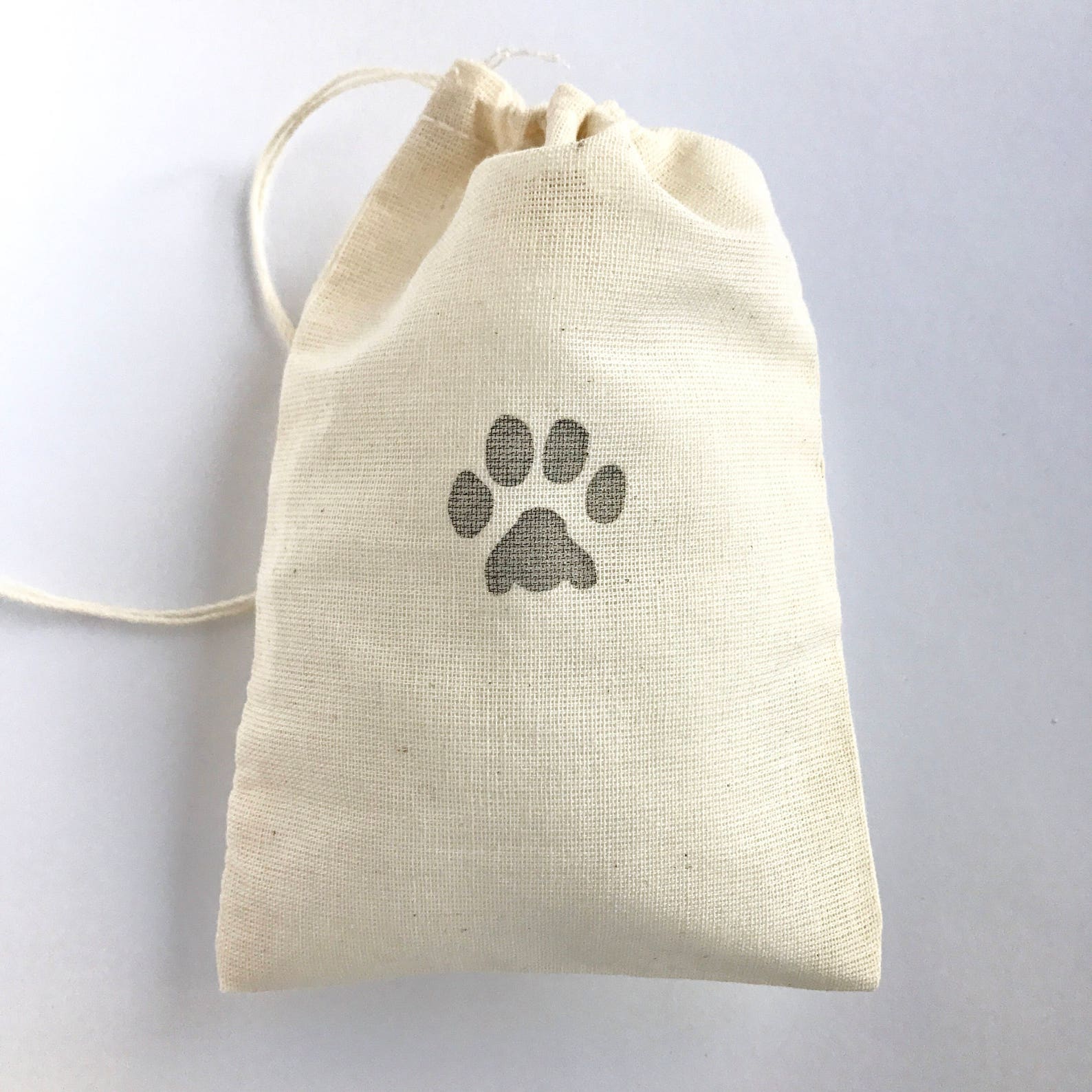 Paw Print Favor Bags Dog Goodie Bag Party Bags Wedding Etsy