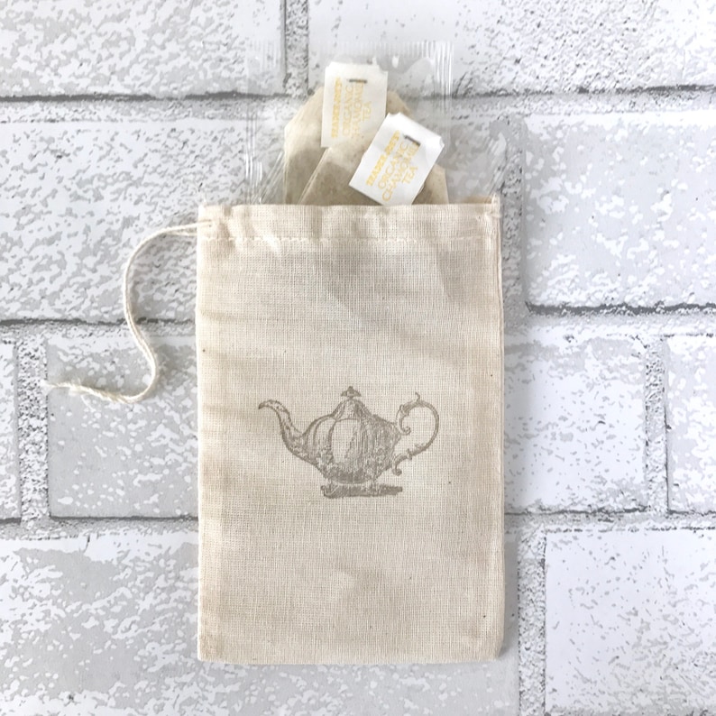 Teapot Favor Bags Tea Party Bag Gift Bag Party Birthday Baby Etsy