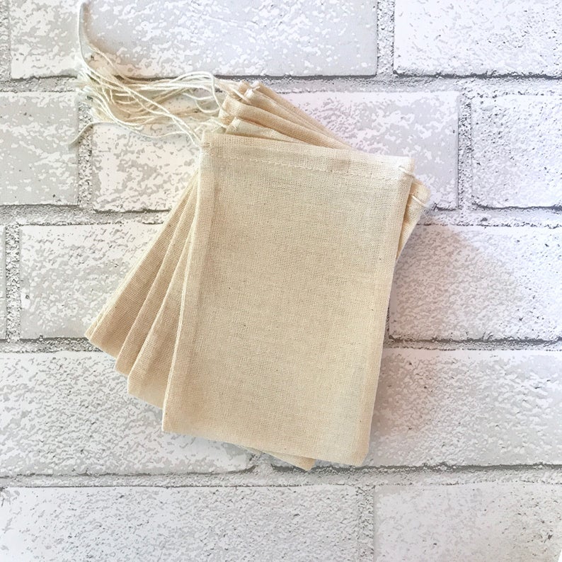 4x6 Muslin Bag 25 Bulk Drawstring Blank Cotton Favor Bags Etsy
