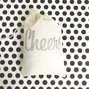 Cheers Favor Bags Bachelorette Party Bags Wedding Welcome Gift Bag Baby Shower Birthday Bridesmaid Candy Goodie Christmas Jewelry Bag