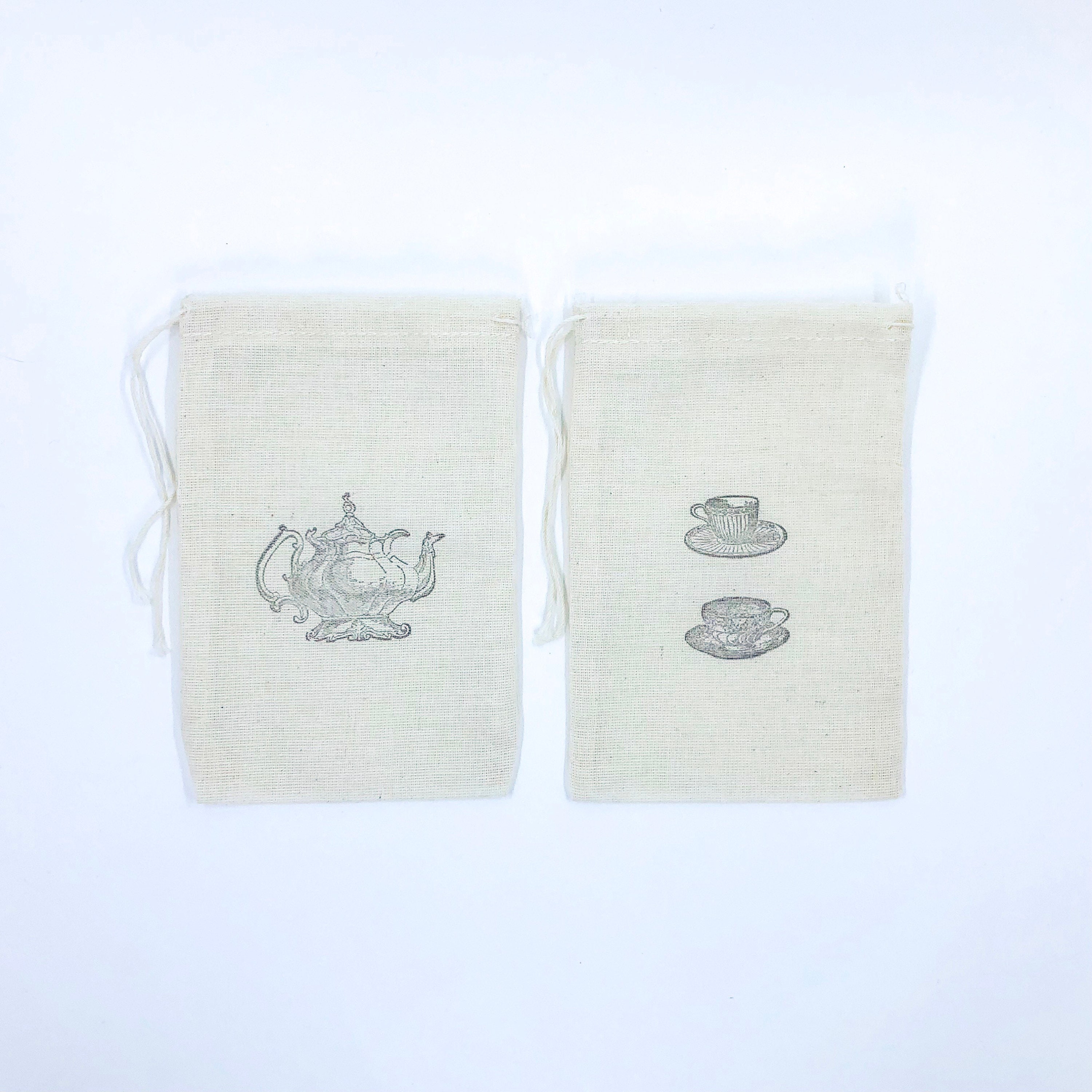 Tea Cup Favor Bags Teapot Party Bags Tea Bag Wedding Etsy