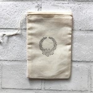 Laurel Leaf Crest B Favor Bags Floral Tea Party Regency Romance TV-Show Watch Host Inspiriert unter dem Motto Candy Hochzeit Geschenktasche Soap Dark Academia