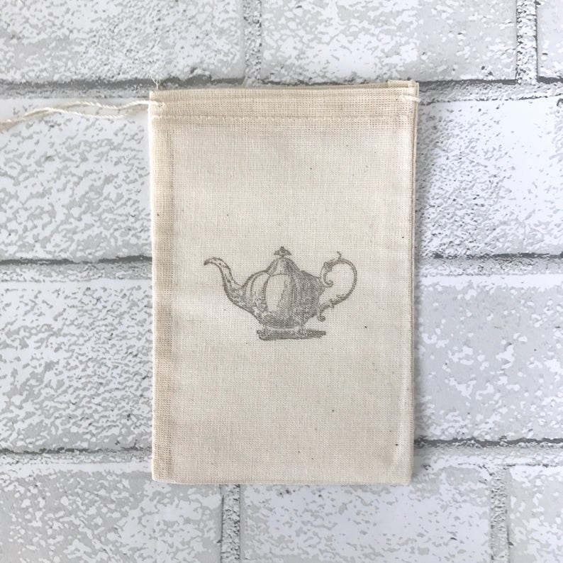 Teapot Favor Bags Tea Party Bag Gift Bag Party Birthday Baby Etsy
