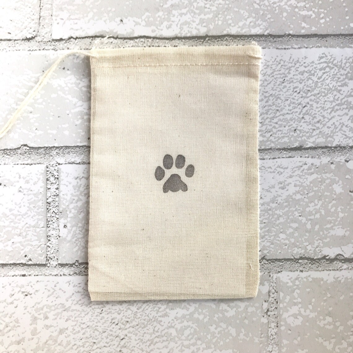 Paw Print Favor Bags Dog Goodie Bag Party Bags Wedding Etsy