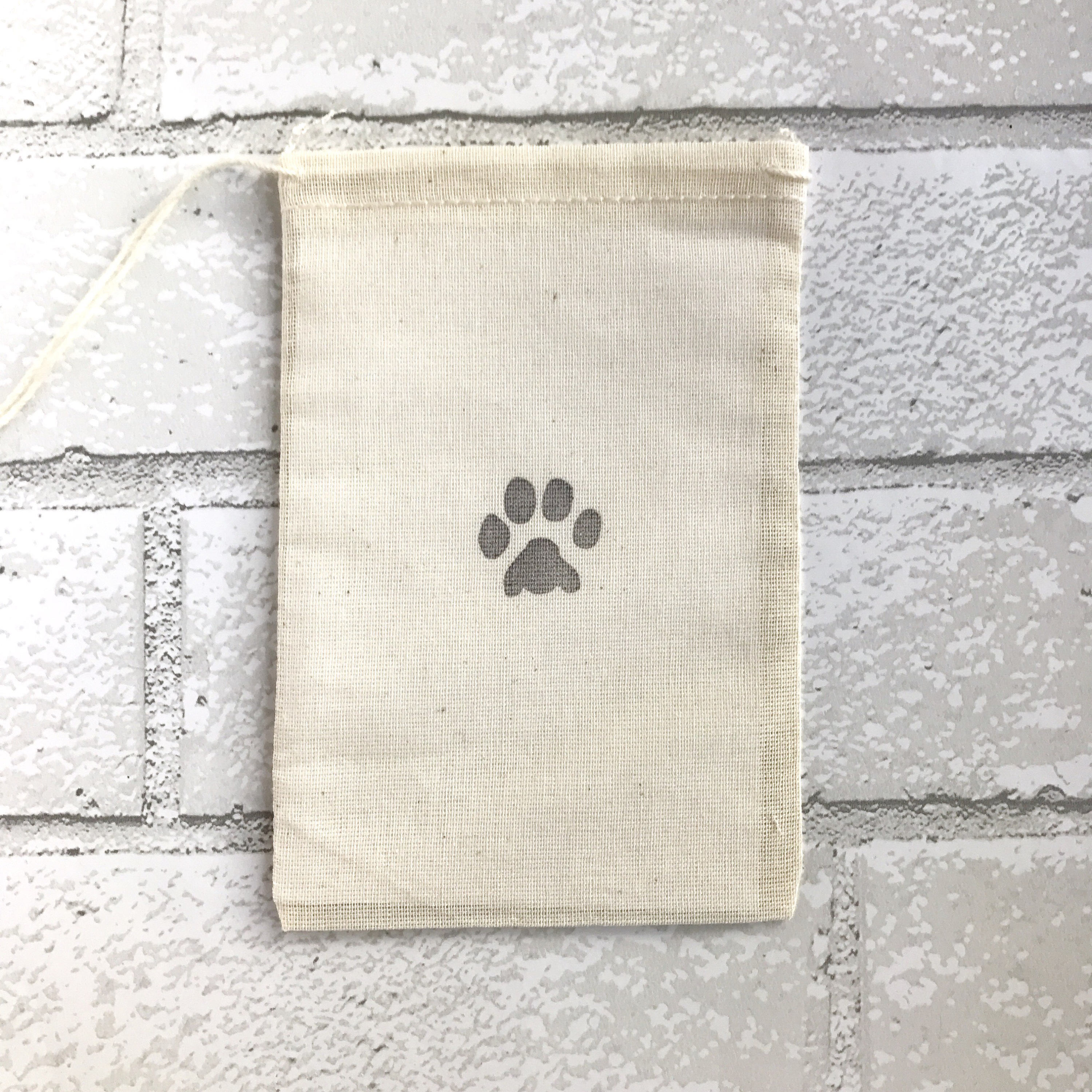 Paw Print Favor Bags Dog Goodie Bag Party Bags Wedding Etsy