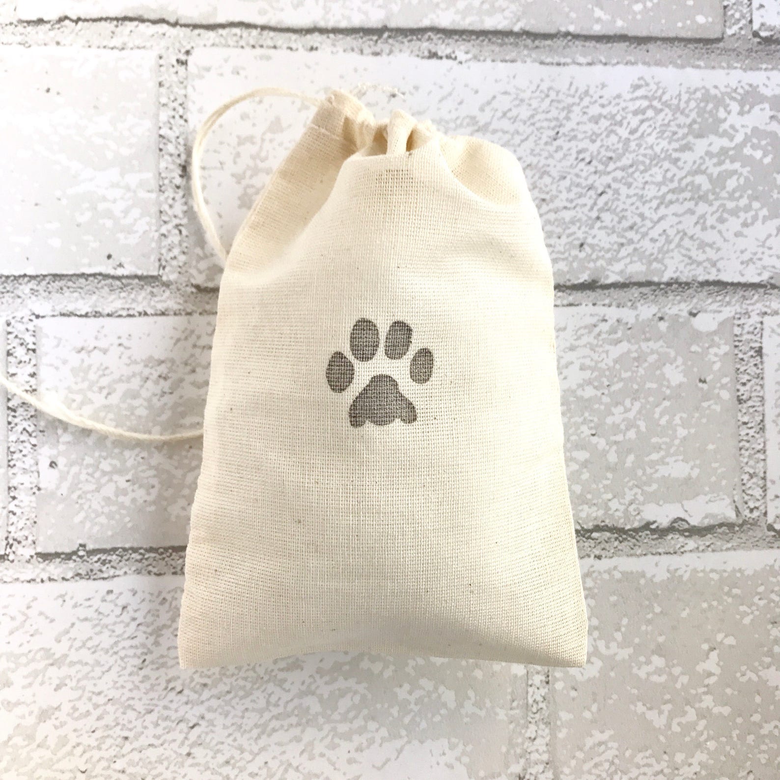 Paw Print Favor Bags Dog Goodie Bag Party Bags Wedding Etsy