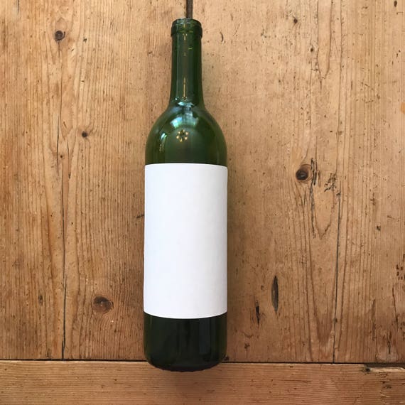 blank wine bottle labels sheet of 4 stickers 4 x 5 waterproof etsy wine bottle stickers