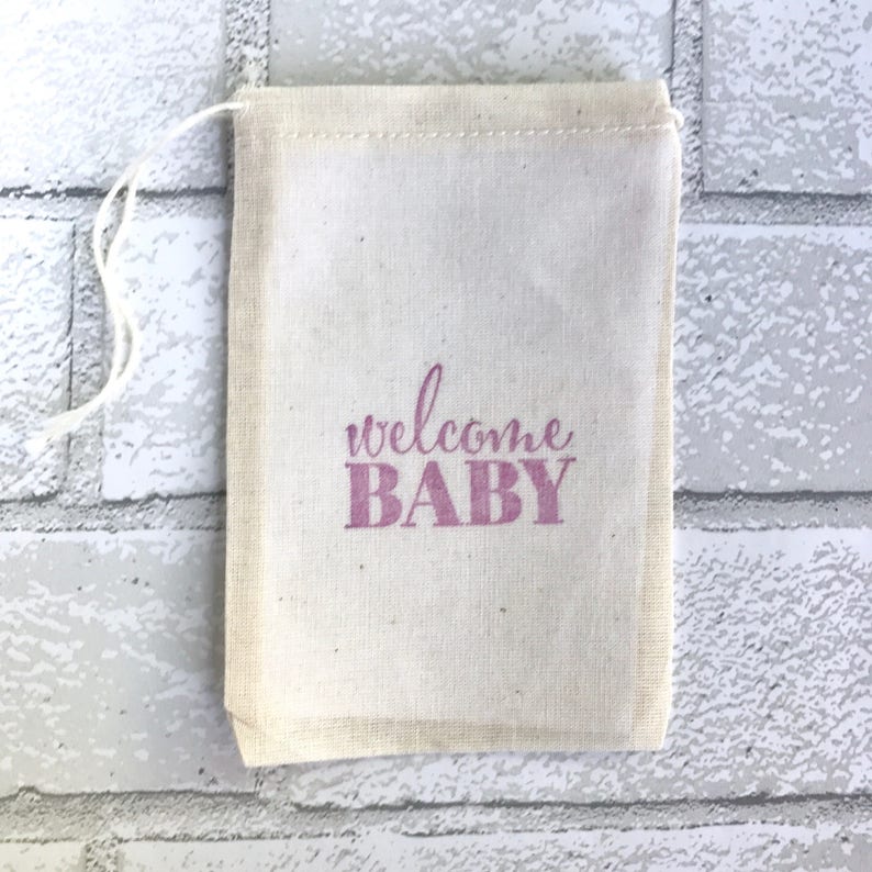 Baby Girl Favor Bags Shower Party Bag Candy Gift Bag Etsy
