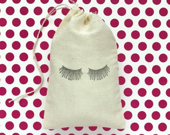 Pestañas Bolsas de favor de pestañas Bolsa de despedida de soltera Propuesta de dama de honor Bolsa de regalo Cumpleaños Goodie Boda Bienvenida Baby Shower Joyería Jabón Caramelo