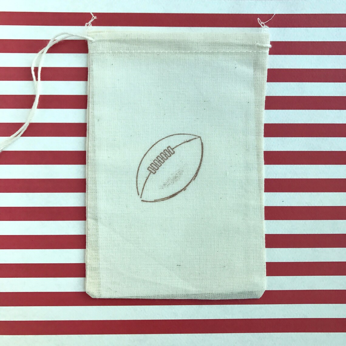 Football Favor Bags Sports Theme Party Bags Birthday Goodie Etsy