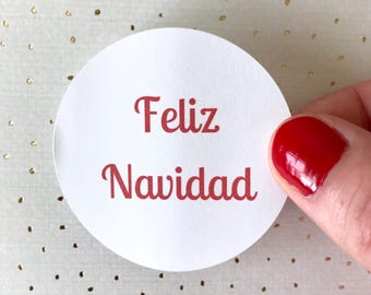 KOLONAMS 500 Calcomanías De Navidad De 1.0 Pulgadas, Etiquetas Redondas En Rollo, 8 Patrones Lindos De Papá Noel, Alce, Camión, Muñeco De Nieve, Sobre Para Tarjeta De Regalo De Navidad
