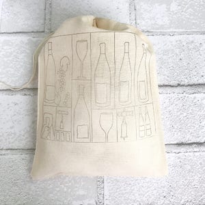 Wein Favor Taschen Weinflasche Party Tasche Hochzeit Willkommen Geschenktasche Weinberg Geburtstag Brautjungfer Danke Bachelorette Party Goodie