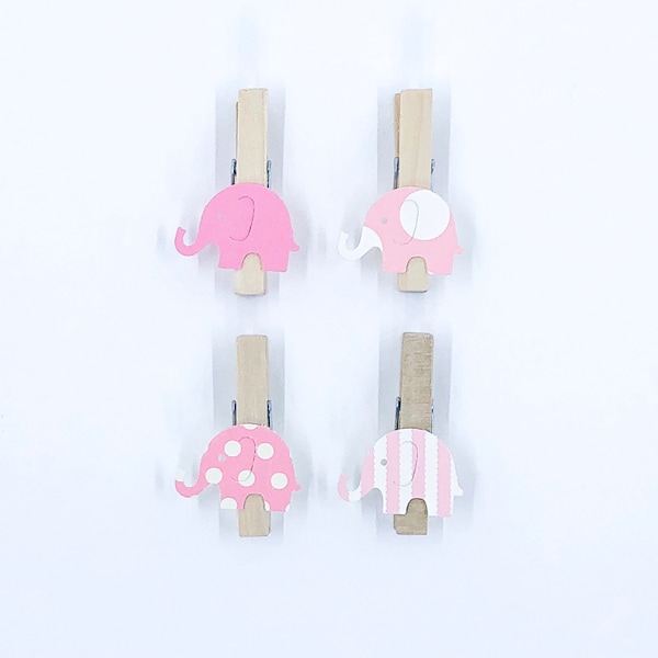 Pink Clothespins Etsy