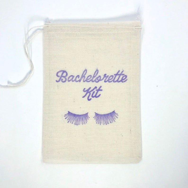 Bachelorette Kit Eyelash Favor Bags Hangover Kit Party Bags Holiday Survival Kit Goodie Bag Wedding Welcome Recovery Gift