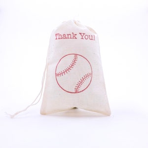 Thank You Baseball Favor Bags Birthday Sports Party Bag Baby Boy Shower Gift Bag Groomsmen Gift for Him Candy Goodie