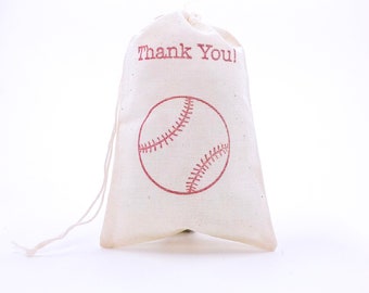 Thank You Baseball Favor Bags Birthday Sports Party Bag Baby Boy Shower Gift Bag Groomsmen Gift for Him Candy Goodie