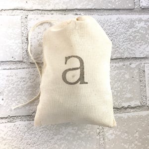 Monogram Initial Favor Bags Personalized Letter Party Bag Wedding Welcome Gift Goodie Party Candy Baby Bridal Shower Bachelorette Groomsmen image 1