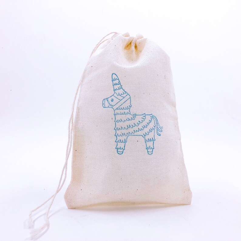 Pinata Favor Bags Birthday Party Bags Candy Goodie Gift Bag Etsy