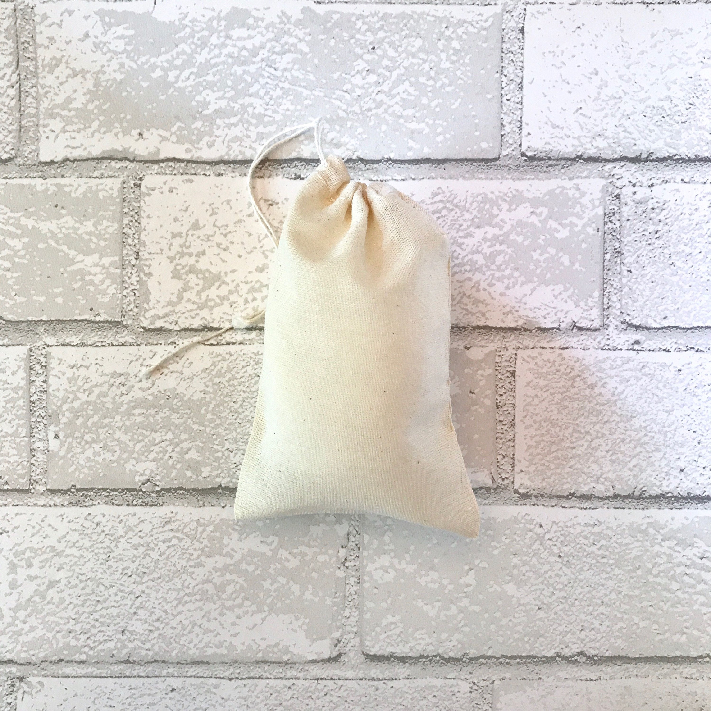 4x6 Muslin Bag 25 Bulk Drawstring Blank Cotton Favor Bags Etsy
