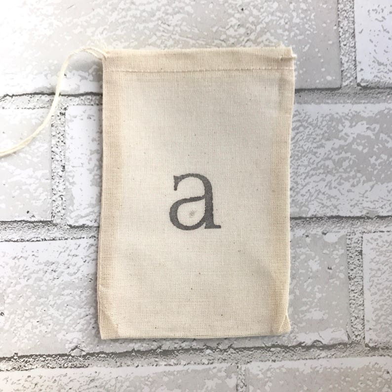 Monogram Initial Favor Bags Personalized Letter Party Bag Wedding Welcome Gift Goodie Party Candy Baby Bridal Shower Bachelorette Groomsmen image 4