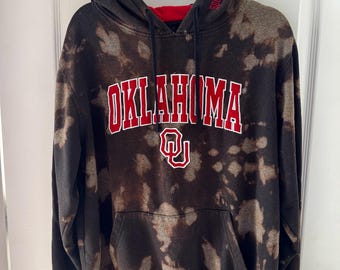 Tie Dye Oklahoma University Sweatshirt