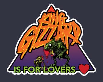 Pegatina "King Gizzard is for Lovers"