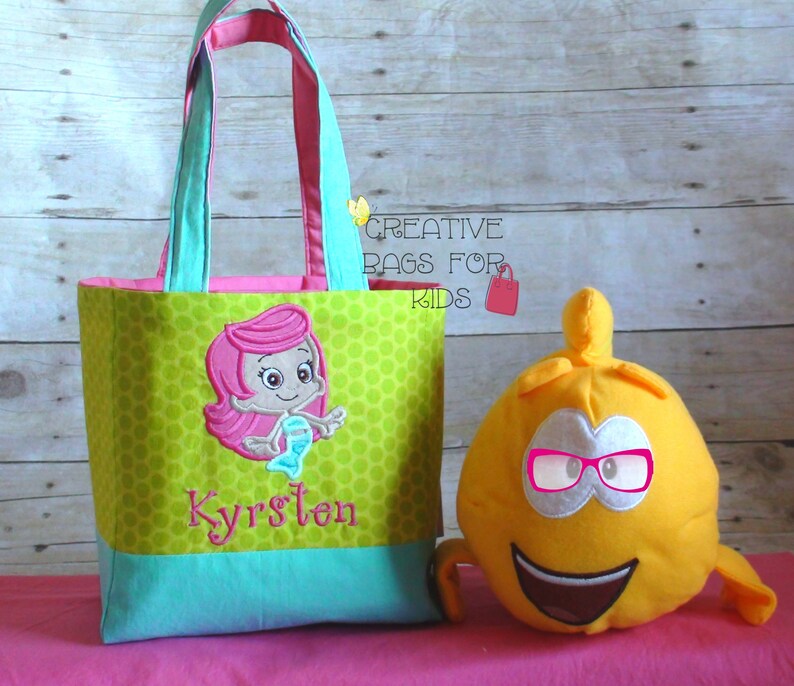 Bubble Guppies Tote Bag Bubble Guppies Lunch Bag Etsy