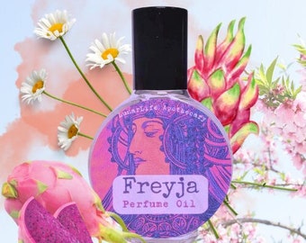 Freyja * Goddess * Indie Perfume Oil * Manifest Beauty & Love * Pink Fruits * Chamomile * Tree Blossoms * Apricot Incense * Lucky Girl