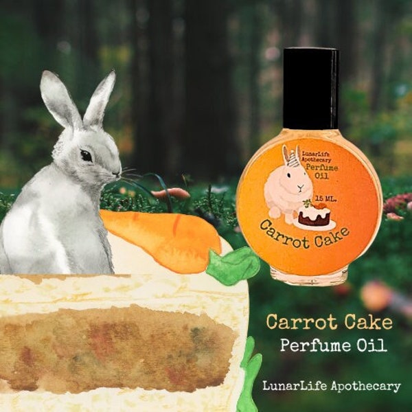 Carrot Cake * Indie Perfume Oil * Brown Sugar Buttermilk Cake * Ginger * Cinnamon * Nutmeg * Vanilla C02 Absolute * Carrot Seed EO