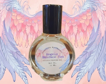 Angels Embrace You | Indie Perfume Oil | Ethereal Gourmand Rum and Oak  | Tonka Bean | Cognac | Cinnamon | Sandalwood | Oak Barrels