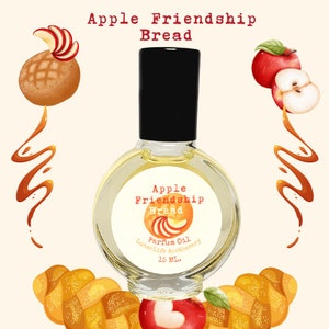 Apple Friendship Bread * Indie Perfume oil * Fresh Apple * Bread * Caramel * Honey * Oud * Steel Rollerball * Autumn Perfume * Foody Parfum