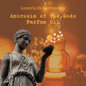 Ambrosia of the Gods * Indie Perfume Oil * Gourmand Parfum * Ambrosia of the Gods * Sweet Orange * Magic * Marshmallows * Chocolate