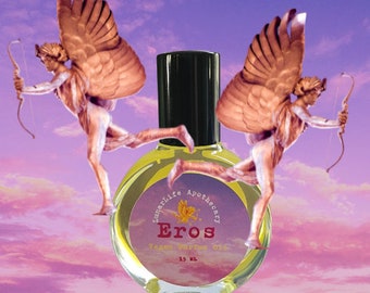 Eros Cologne Oil * Roll On * Indie Perfume * Seductive * Masculine * Gourmand * Botanical Labdanum Absolute * Osmanthus * Honey * Tonka Bean