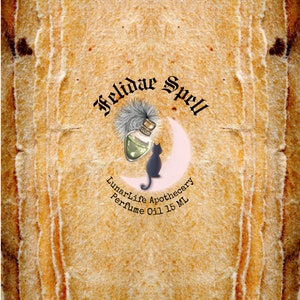 Felidae Spell Parfum Oil | Feline Familiars Collection | Cat Fur | Animalistic Musk | Decaying Woods | Moss | Sea salt & Fresh Water |