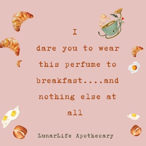 Breakfast In The Buff * Indie Perfume Oil * New * Fresh Skin * Flaky Croissant * Cappuccino Foam * Cardamom * Hazelnut