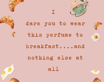 Breakfast In The Buff * Indie Perfume Oil * New * Fresh Skin * Flaky Croissant * Cappuccino Foam * Cardamom * Hazelnut