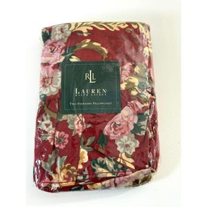Federe standard Ralph Lauren Marseilles Danielle Floral, set da 2, nuove
